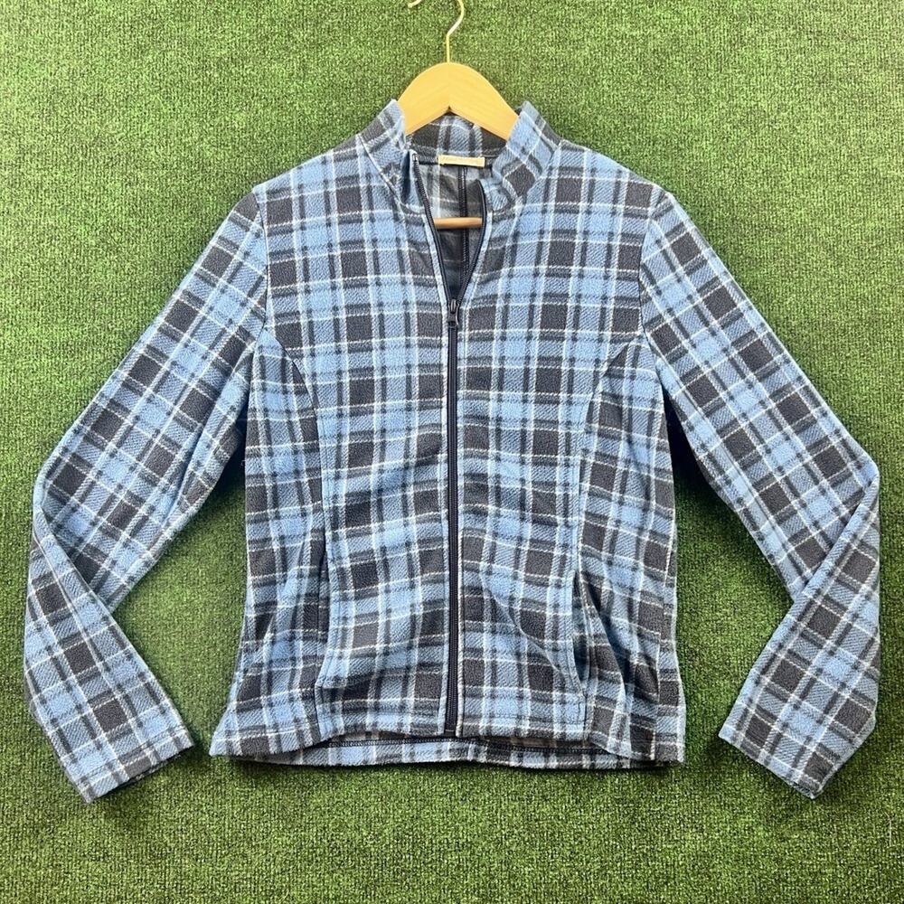 Heart N Hips Plaid Fleece Jacket